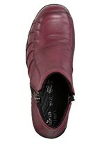 ELENA EDEN, bequeme Damen-Boots, Weite H, mit herausnehmbarem Fussbett BURGUND