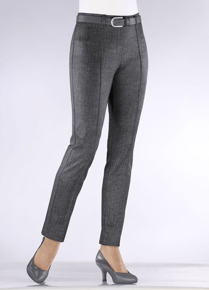Jerseyhose in Schlupfform ANTHRAZIT MEL.