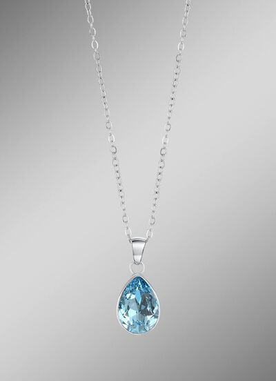 Anh&auml;nger mit Swarovski&reg;-Kristall und Ankerkette 