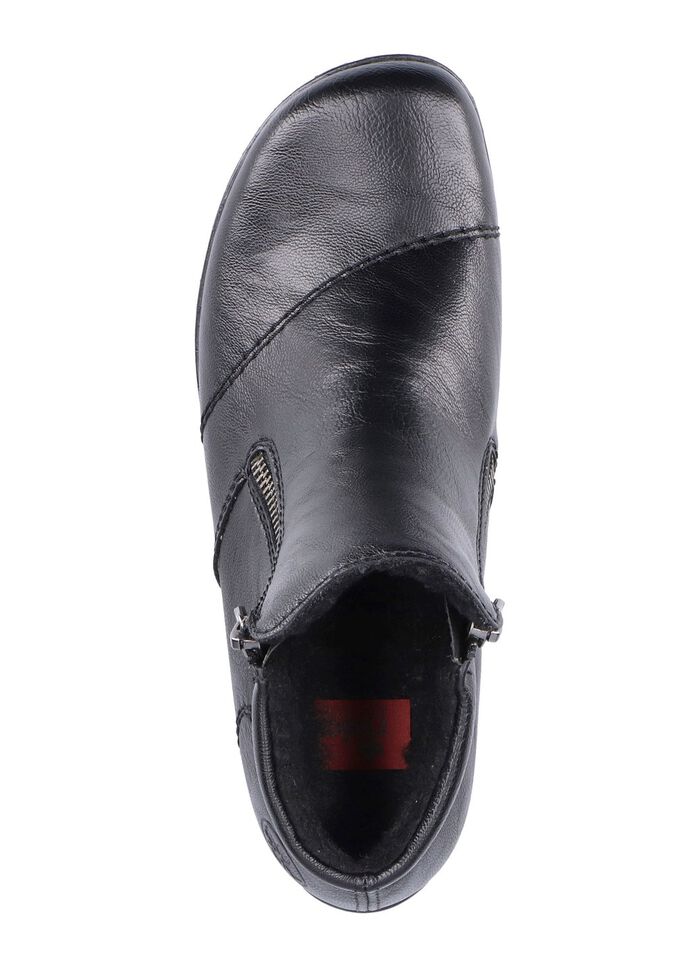 Rieker Bootie mit Ziersteppung SCHWARZ