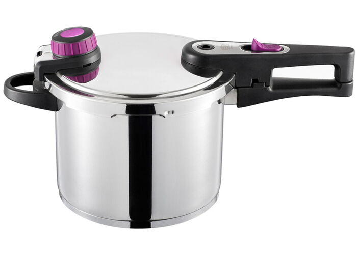 Schnellkochtopf aus rostfreiem Edelstahl EDELSTAHL