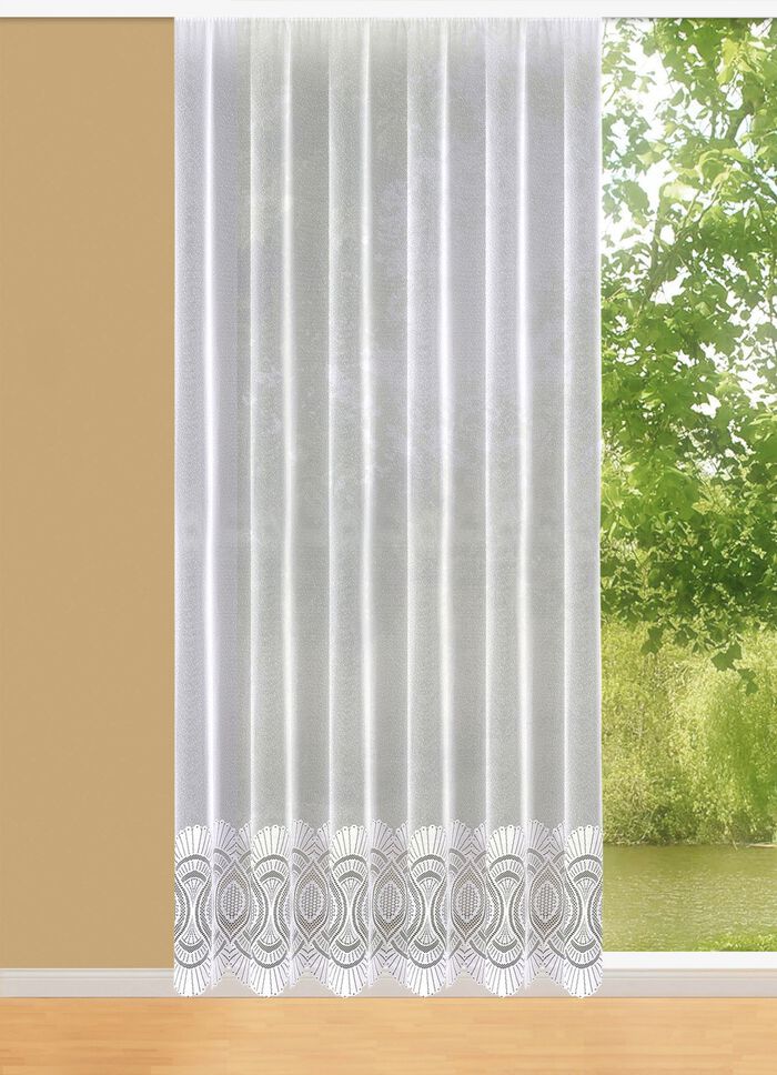 Langvorhang mit Universalschienenband 