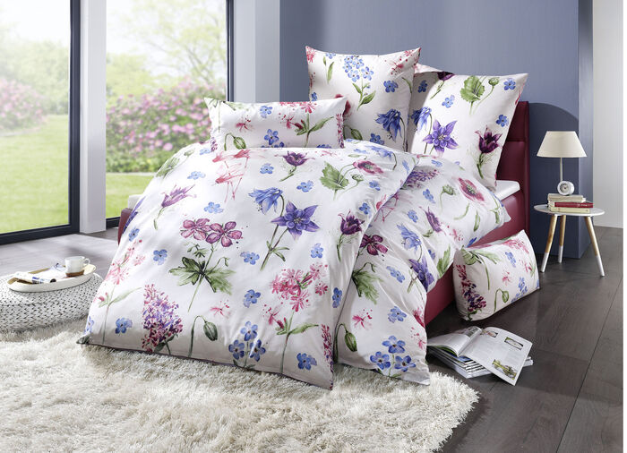 Bügelleichte Bettwäsche-Garnitur 