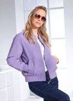 Funktions-Wendeblouson mit Rippenstrickkragen VIOLETT