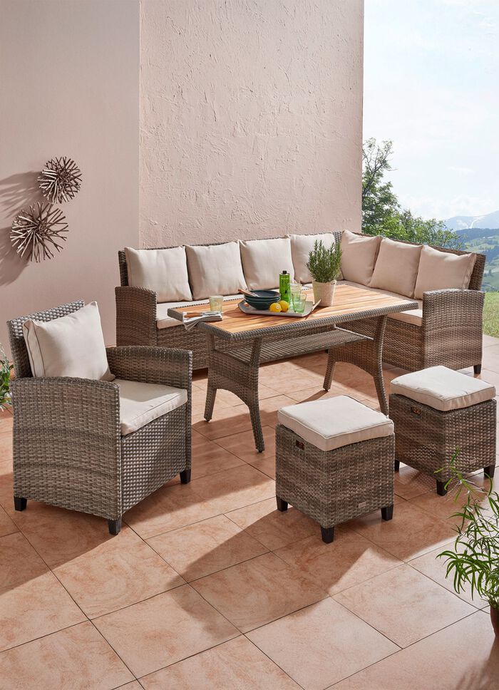 Lounge-Set &laquo;Flair&raquo; aus hochwertigen Materialien 