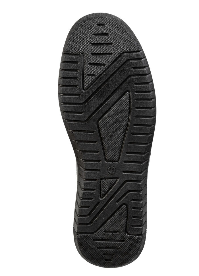 Schnürschuh aus Nappaleder SCHWARZ-BORDEAUX