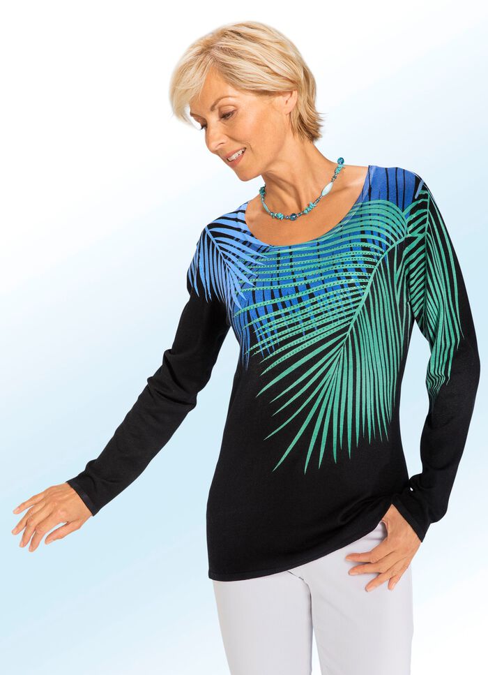 Pullover in edlem Dessin 