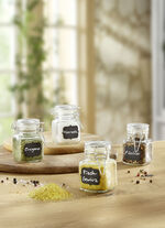 Dekorative Gewürzgläser, 4er-Set 