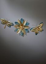 Wanddekoration aus Metall 