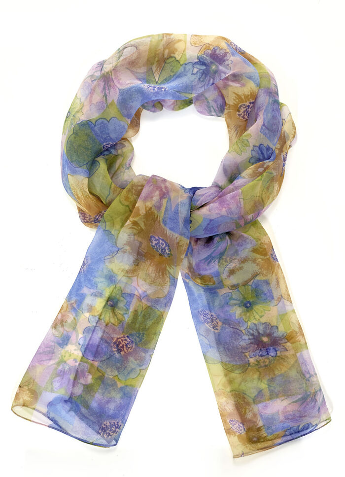 Schal mit Blütendessin 