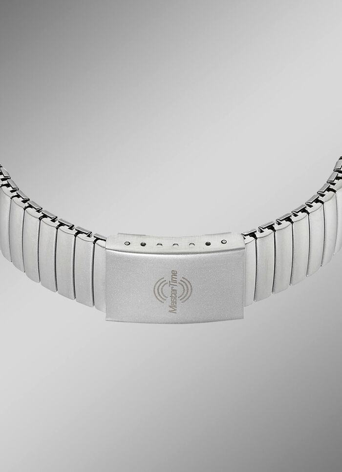 Master Time Funk-Damenuhr mit Edelstahlzugband 