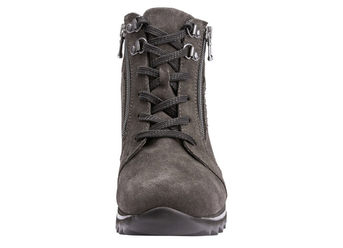 Waldläufer Stiefelette mit praktischen Seitenreissverschlüssen GRAU