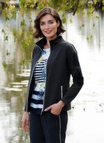 Sweatjacke mit floralem Druck 