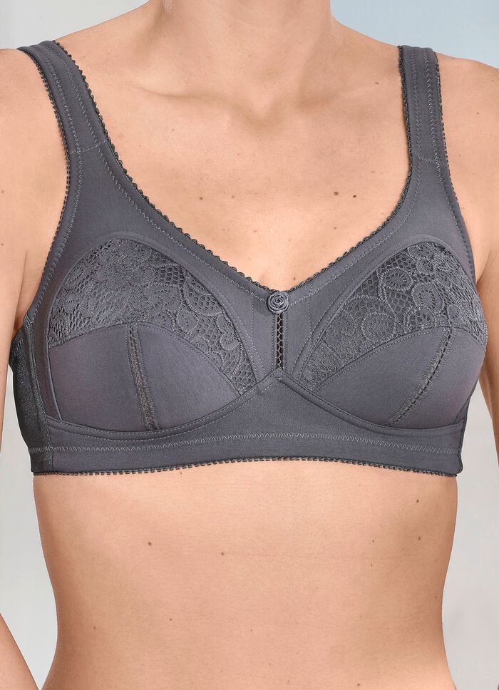 Zweierpack BH mit Spitzeneins&auml;tzen 