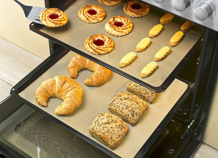 Backfolien-Set, 2-teilig, reissfest BRAUN