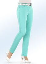 Edel-Jeans mit Zierband und Strasssteinen OCEAN