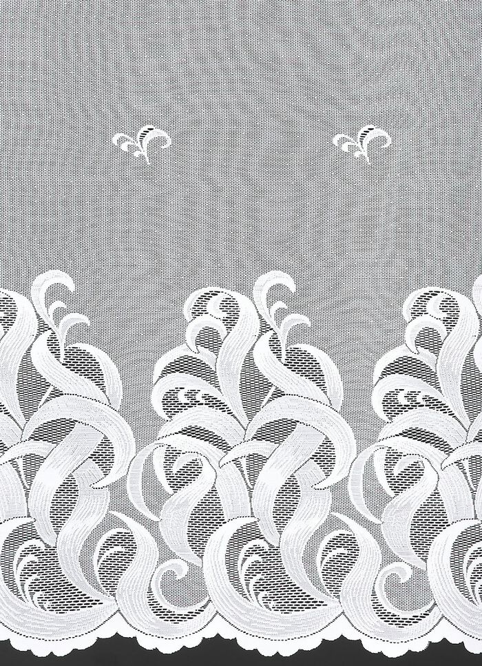 Hübscher Langvorhang mit Universalschienenband 