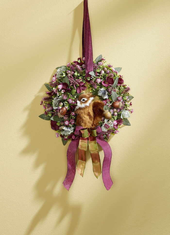 Wandkranz mit Kunstfell 