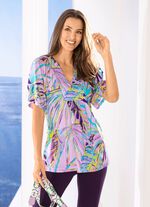 Tunika mit farbbrillantem Inkjet-Druck 