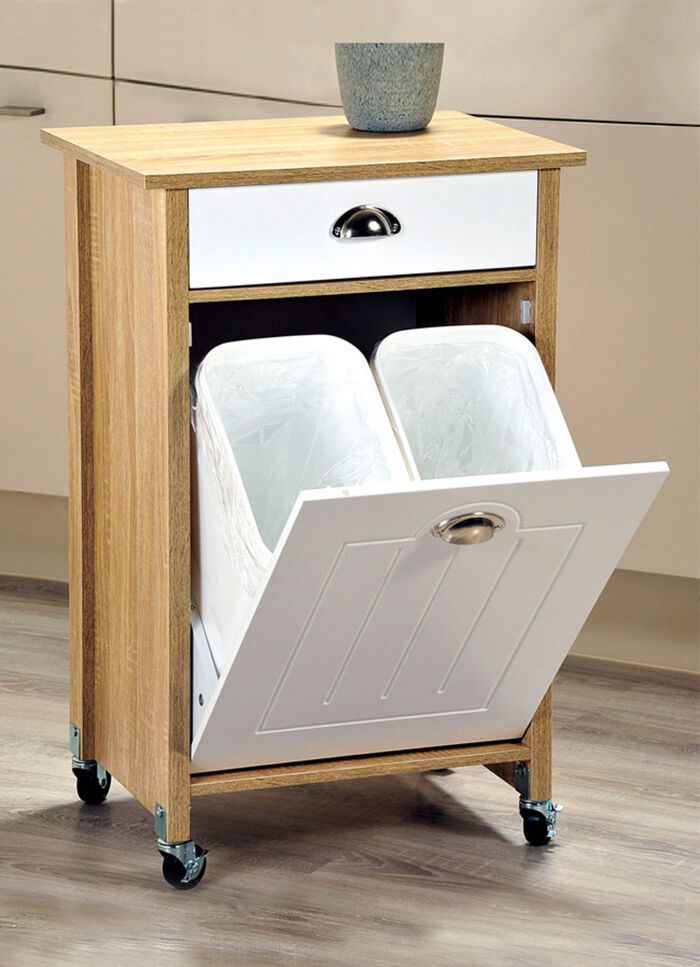 K&uuml;chenwagen mit M&uuml;lltrennsystem 