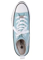 Rieker Schn&uuml;r-Bootie in Leo-Print oder Denim-Style BLEU-WEISS