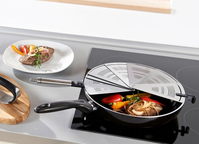 Spritzschutz aus Edelstahl 