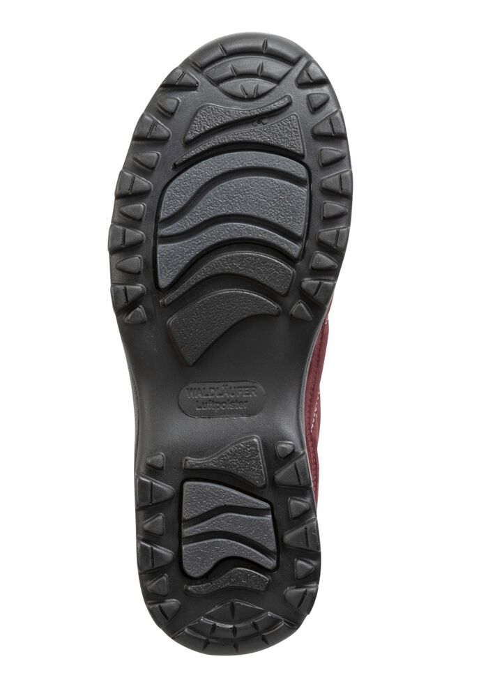 Waldl&auml;ufer Schn&uuml;rschuh aus Rind-Nubukleder BORDEAUX