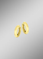 Klassische, glänzende Klappcreolen 