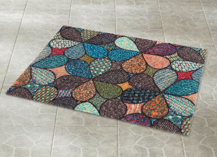 Fussmatte mit R&uuml;ckseite aus Vinyl 