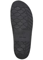 Klassische Herren-Hausschuhe, mit anatomisch geformtem Fussbett SCHWARZ-GRAU