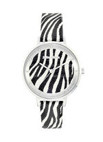 Moderne Damenuhr mit Lederband 