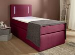 Boxspringbett mit LED-Beleuchtung ROT