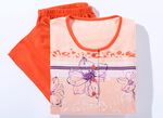 Pyjama mit 3/4-langen &Auml;rmeln und wadenlanger Hose 