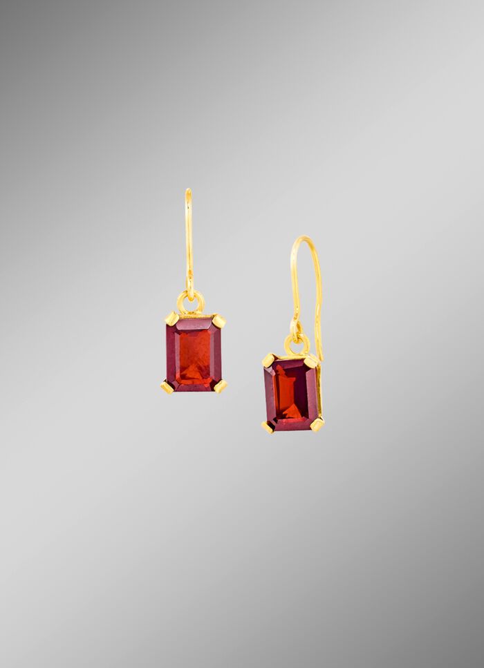 Wundersch&ouml;ne Ohrhaken mit echt Granat 