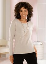 Pullover in Rippenstrick 