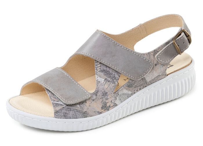 ELENA EDEN, bequeme Damen-Sandalen, Weite H, mit herausnehmbarem Fussbett 