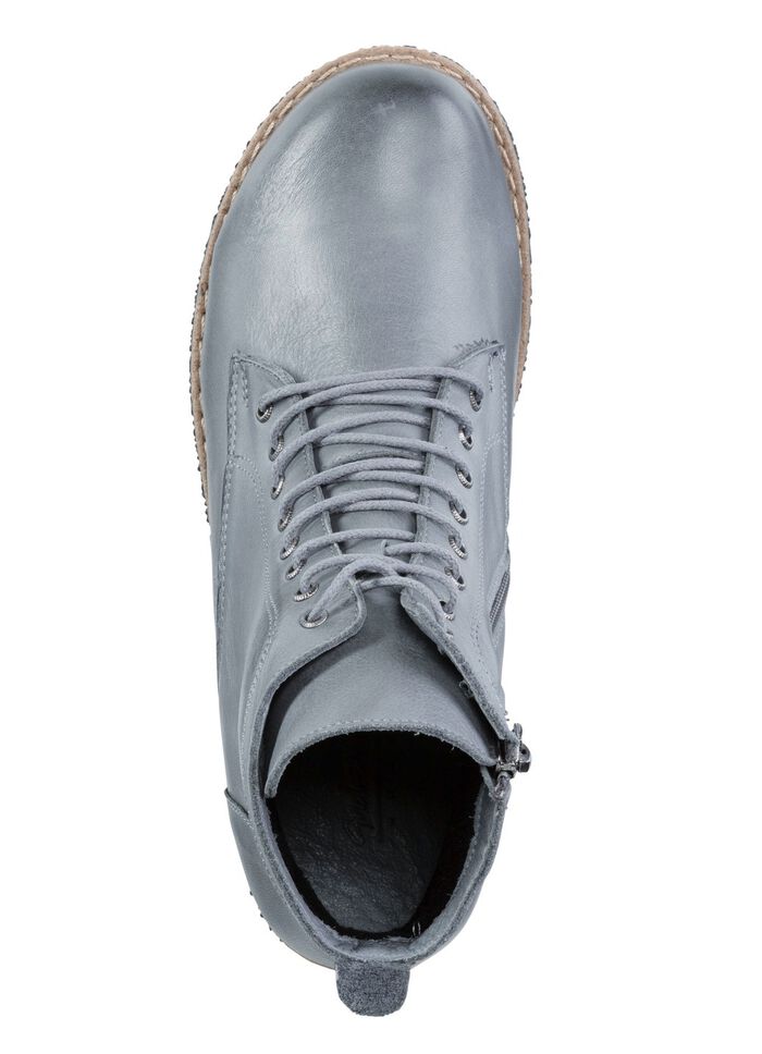 Andrea Conti, klassiche Damen-Boots, mit herausnehmbarem Fussbett HELLGRAU