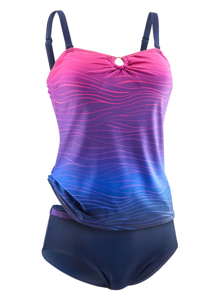 Laurina Tankini mit verstell- und abnehmbaren Tr&auml;gern und Softschalen 