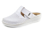 Mubb, sommerliche Damen-Clogs, Weite H, mit herausnehmbarem Fussbett WEISS