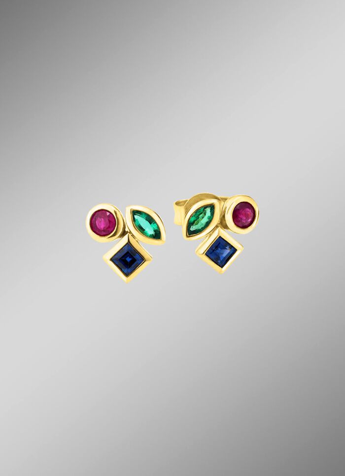 Einzigartige Eleganz: Ohrstecker mit echten Edelsteinen 
