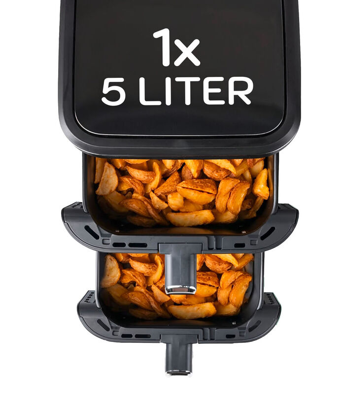 Digitale Doppelkammer-Heissluftfritteuse 