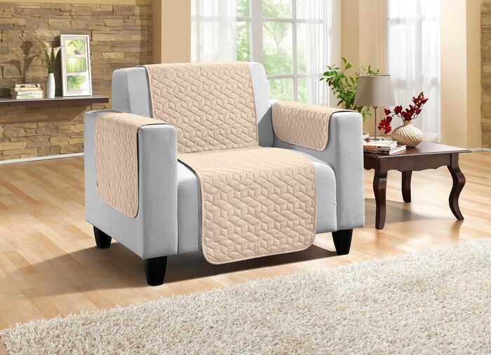 Wohnaccessoires mit Anti-Rutsch-Beschichtung BEIGE