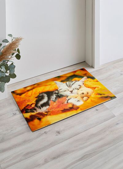 Fussmatte mit rutschhemmender R&uuml;ckseite 