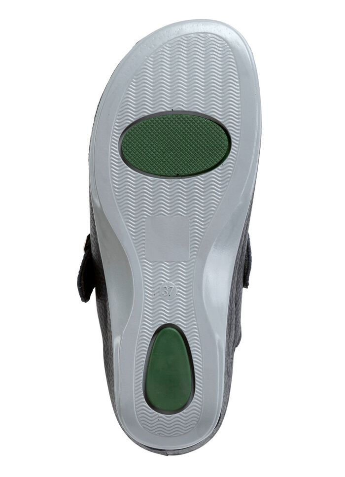 Mubb, klassische Damen-Clogs, Wete H, mit herausnehmbarem Fussbett SCHWARZ