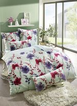 Microfaser Bettw&auml;sche-Set mit Rei&szlig;verschluss MINT