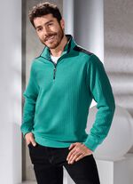 Troyer mit Strukturdessin MINT