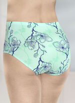 brio lingerie Viererpack Slips mit h&uuml;bschem Floraldessin MINT-NAVY-T&Uuml;RKISGR&Uuml;N