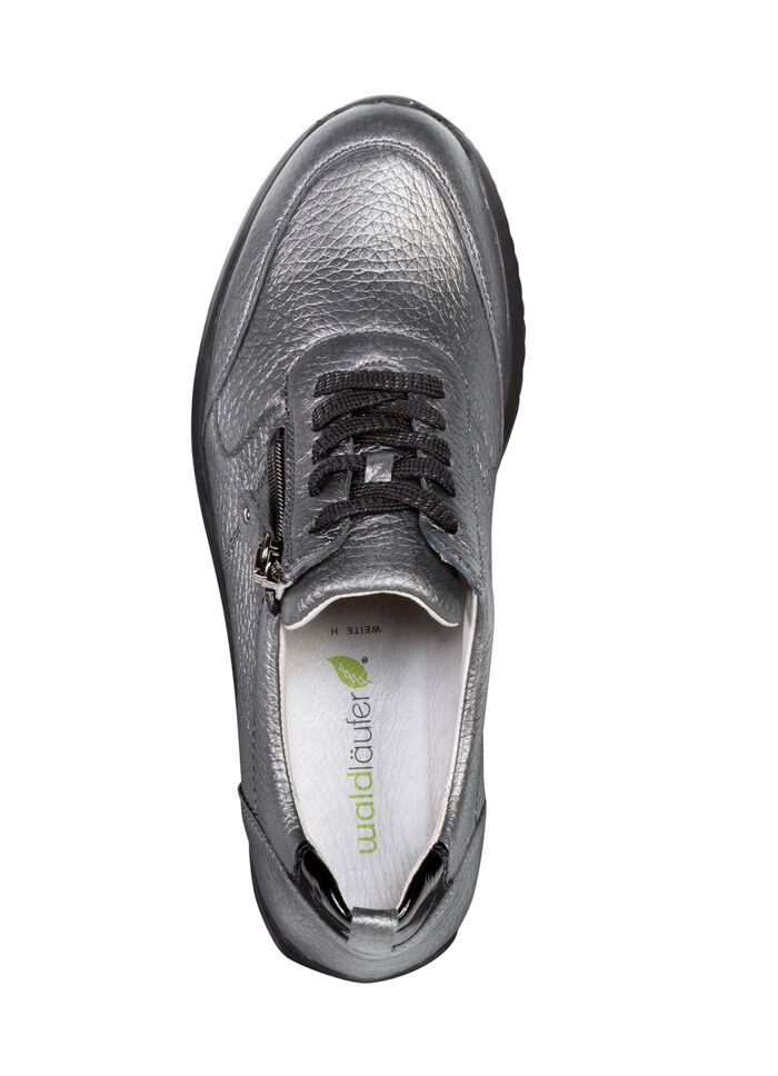 Waldl&auml;ufer, leichte Damen-Sneaker, Weite H, mit herausnehmbarem Fussbett ALTSILBER