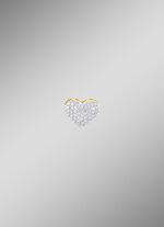Herz-Anhänger mit 48 Diamanten 