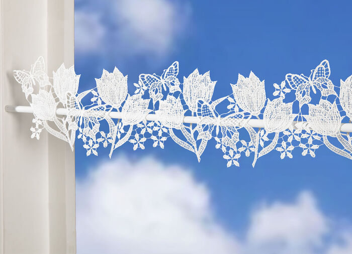 Hochwertige Stangendekoration mit Tulpen-Motiv 